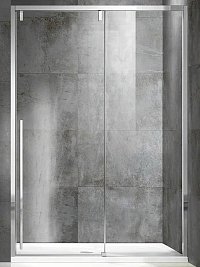 Душевая дверь Vincea Lugano VDS-1L130CL-1 130 см хром, стекло прозрачное, Easy Clean1