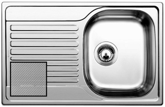 Кухонная мойка Blanco Tipo 45 S Compact 513675 нержавеющая сталь декор - 2 изображение