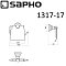 Держатель туалетной бумаги Sapho Diamond 1317-17 хром - изображение 3