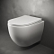 Комплект подвесной безободковый унитаз Ceramica Nova Mia Rimless CN1805 с ультра-тонким сиденьем SoftClose + инсталляция Geberit Duofix 458.125.21.1 с кнопкой смыва хром - изображение 4