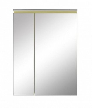 Зеркальный шкаф De Aqua Алюминиум 70 AL 503 070 золото фацет