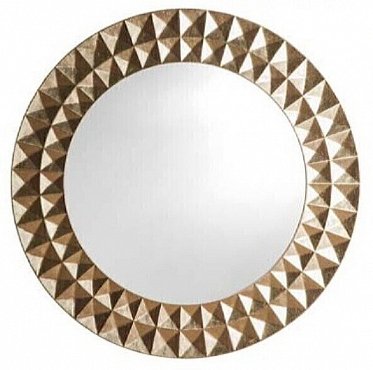 Зеркало Caprigo круглое 80х80, бронза
