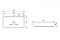 Раковина Abber Rechteck 70 см AC2210MG серая матовая - 3 изображение