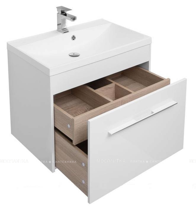 Комплект мебели для ванной Aquanet Августа 75 белый - изображение 6