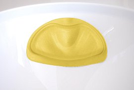 Подголовник для ванны Ridder Comfort, жёлтый