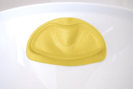 Подголовник для ванны Ridder Comfort, жёлтый - 2 изображение