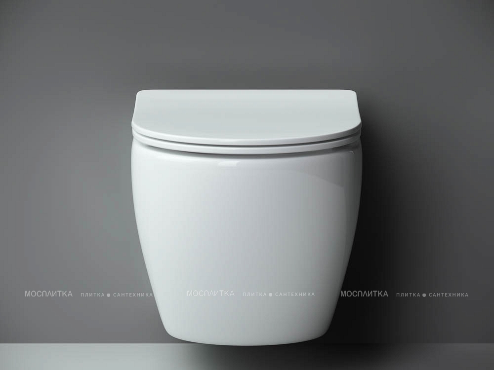 Комплект подвесной безободковый унитаз Ceramica Nova Metropol Rimless с крышкой-сиденьем CN4002 + инсталляция Am.Pm ProI 012704 - изображение 3