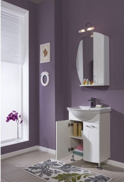 Комплект мебели для ванной Aquanet Моника 60 белый - 8 изображение