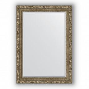 Зеркало в багетной раме Evoform Exclusive BY 3463 75 x 105 см, виньетка античная латунь
