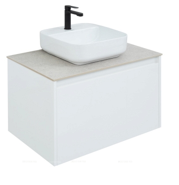 Комплект мебели для ванной Aquanet Nova Lite 75 см 242275, 1 ящик, белый - 5 изображение