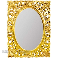 Зеркало прямоугольное Migliore Complementi ML.COM-70.721, h95xL73xP4 cm, золото