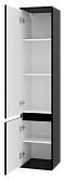 Шкаф-пенал Brevita Enfida 35 см ENF-05035-020L левый, черный - 14 изображение