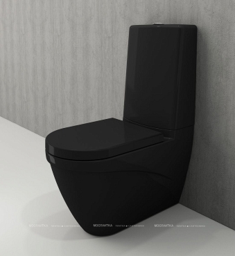 Крышка-сиденье для унитаза Bocchi Taormina/Jet Flush A0300-005 черное - 3 изображение
