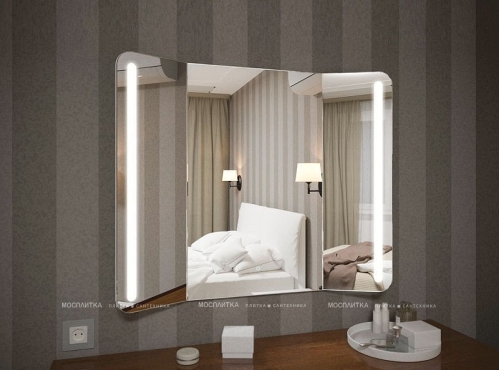 Зеркало Art&Max Trento 100 см AM-Tre-1000-800-DS-F с подсветкой - 2 изображение