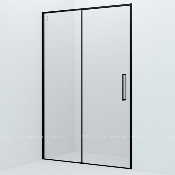 Душевая дверь в нишу 110 см Iddis Slide SLI6BS1i69, стекло прозрачное - изображение 2