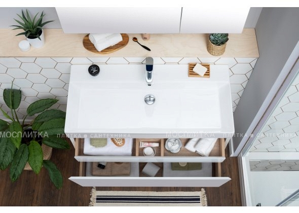 Комплект мебели для ванной Aquanet Йорк 85 белый - изображение 13