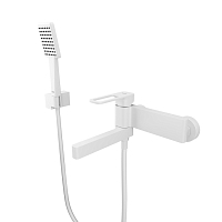 Смеситель Iddis Slide SLIWT00i02 для ванны с душем, белый1