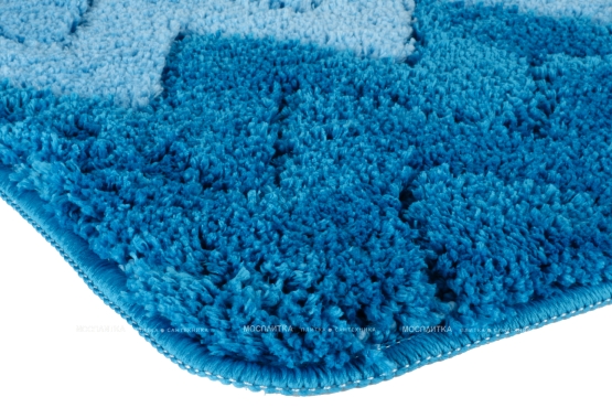 Коврик для ванной Fixsen Deep голубой 50х80 см. FX-5003C - 5 изображение