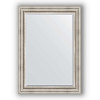 Зеркало в багетной раме Evoform Exclusive BY 1297 76 x 106 см, римское серебро
