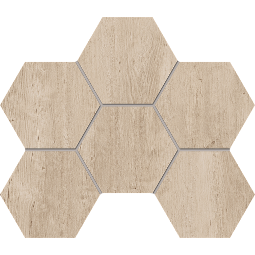 Керамогранит Estima Мозаика SF02 Hexagon 25x28,5 непол.