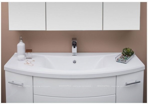 Комплект мебели для ванной Aquanet Тренто 120 белый - 8 изображение