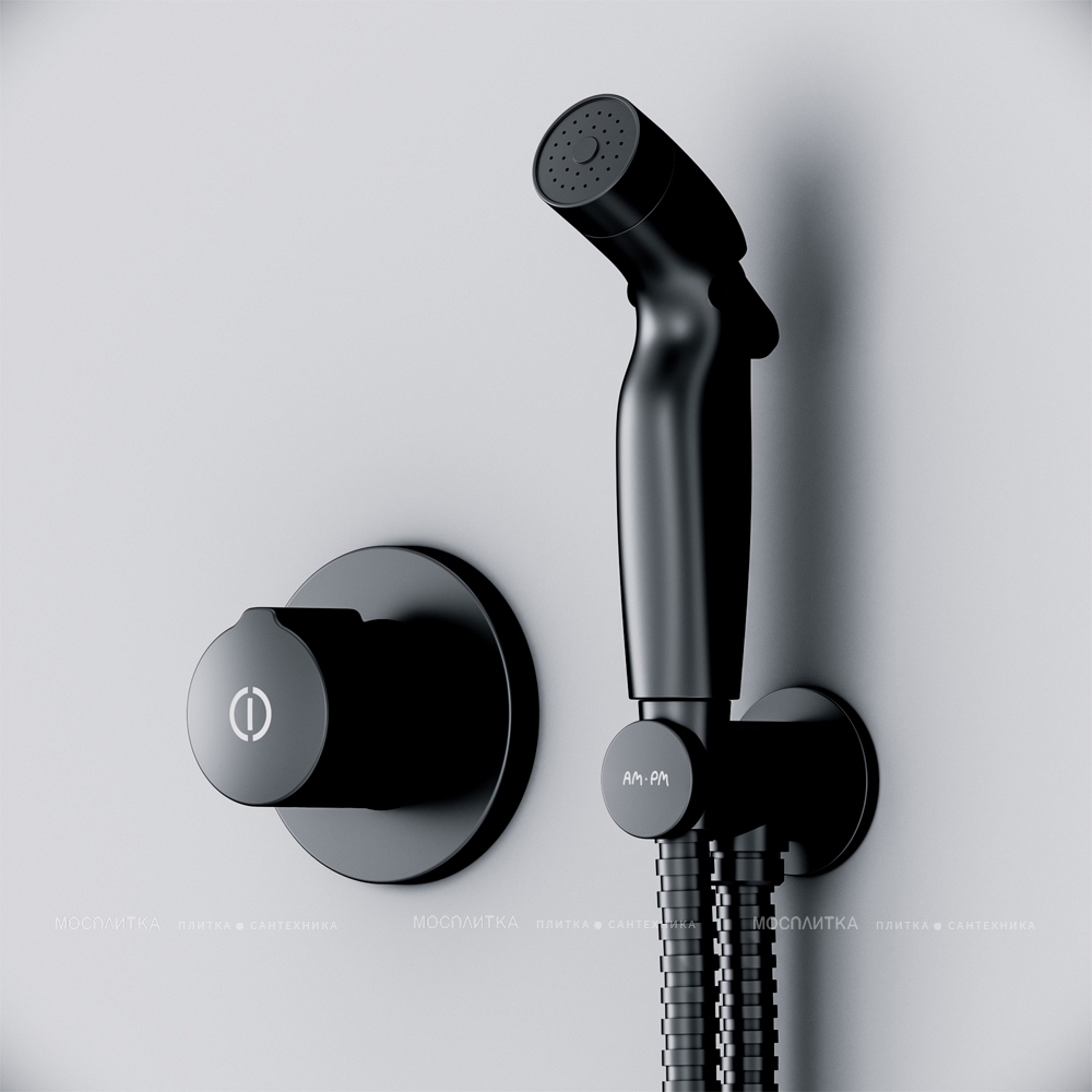 Гигиенический душ Am.Pm X-Joy F40P85A22 со смесителем, матовый черный - изображение 3
