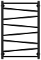 Полотенцесушитель водяной Сунержа Сирокко 80х50 см 31-0253-8050 матовый черный - изображение 2