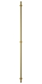 Полотенцесушитель электрический Сунержа Аскет 165х5 см 03-0850-1650 золото - 2 изображение