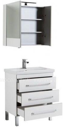 Комплект мебели для ванной Aquanet Сиена 70 напольная белый - изображение 3