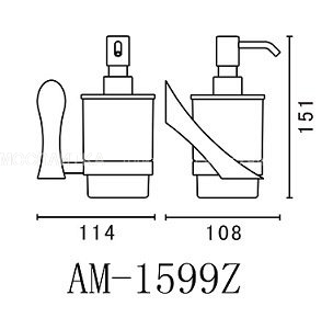 Дозатор мыла Art&Max Elegant AM-1599Z - изображение 2