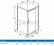 Душевой уголок Erlit Comfort ER10110H-C1 100x100 см - 6 изображение
