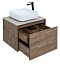 Комплект мебели для ванны Aquanet Nova Lite 60 см 249511, 1 ящик, коричневый - 12 изображение