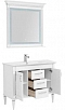 Комплект мебели для ванной Aquanet Селена 105 белый/серебро 3 ящика, 2 двери - изображение 3