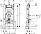 Комплект подвесной безободковый унитаз BelBagno AMANDA BB051CHR с креплением + инсталляция Geberit Duofix Sigma Plattenbau 111.362.00.5 - 6 изображение