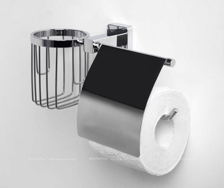 Держатель туалетной бумаги и освежителя Wasserkraft Lippe K-6559 - 2 изображение