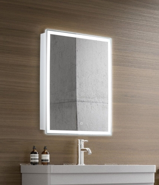 Зеркальный шкаф Azario Киото 55 см LED-00002357 с подсветкой - 2 изображение