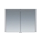 Зеркальный шкаф Am.Pm Sensation M30MCX1001WG, цвет - белый глянец, с подсветкой, 100 см