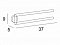Полотенцедержатель двойной Inda Gealuna A10150CR, 37 см - изображение 2