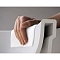 Комплект подвесной безободковый унитаз Bocchi Parma 1417-001-0129 белый + инсталляция Geberit Duofix 458.125.21.1 с кнопкой смыва хром - изображение 5