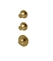 Душевой комплект Paffoni Modular Box, медовое золото брашированное, KITMB018HGSPKING - 2 изображение