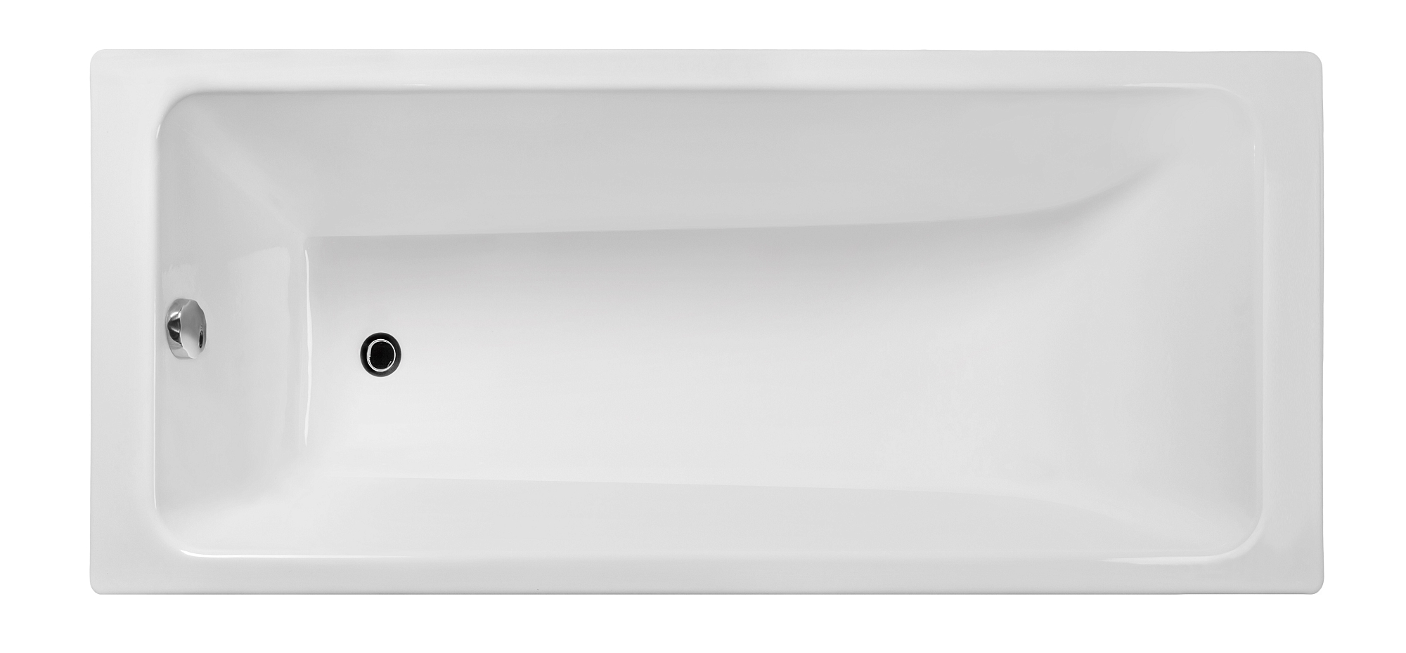 Чугунная ванна Wotte 160х70 см Line 1600x700 белая 