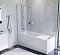 Набор Am.Pm Gem: Ванна 170x70 с каркасом и шторкой, душевая система со смесителем для ванны и душа, W90ASET-170D3W5 - 4 изображение
