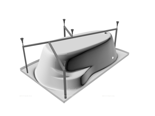 Акриловая ванна Relisan Ariadna L 150x110 см - 5 изображение