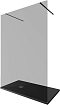 Душевая перегородка Allen Brau Infinity 140х200 см 3.21050.BA.T серебро браш тонированная - 2 изображение