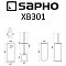 Ершик Sapho X-Round Black XB301 черный - 2 изображение