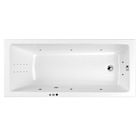 Акриловая ванна 180х80 см Whitecross Wave Smart Nano 0101.180080.100.SMARTNANO.CR с гидромассажем1