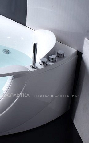 Акриловая ванна 150х150 см Orans OLS-BT65103 с гидромассажем, белая - изображение 5