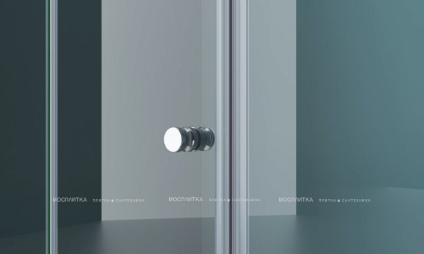 Душевая дверь BelBagno Albano 130х195 см ALBANO-BS-13-30+100-C-Cr профиль хром стекло прозрачное - 3 изображение