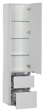 Шкаф-пенал Aquanet Виго 40 R белый - 3 изображение