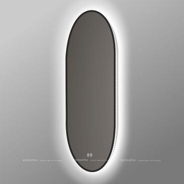 Зеркало Vincea 60 см, VLM-3AU100B-2 с антизапотевателем, с LED подсветкой - 2 изображение